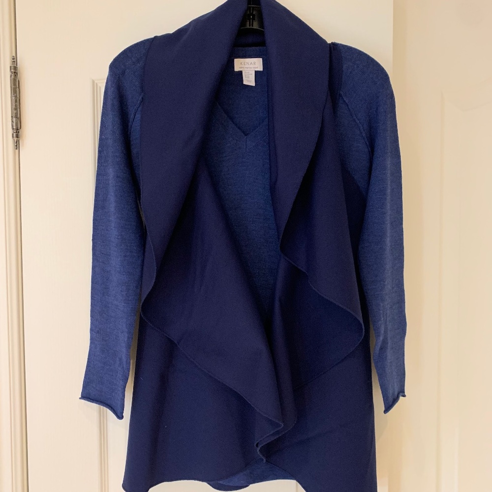 Royal Blue Sweater and Vest, Size XS/S